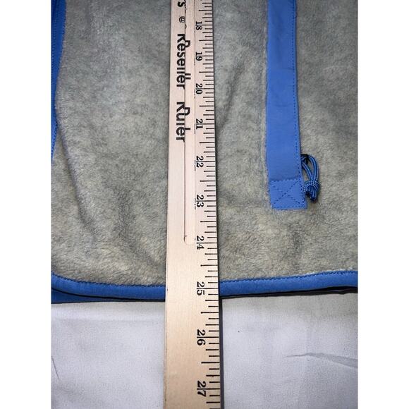 Patagonia Synchilla Fleece Unisex Jacket Size M Oatmeal Heather Blue Full Zip - Picture 7 of 16
